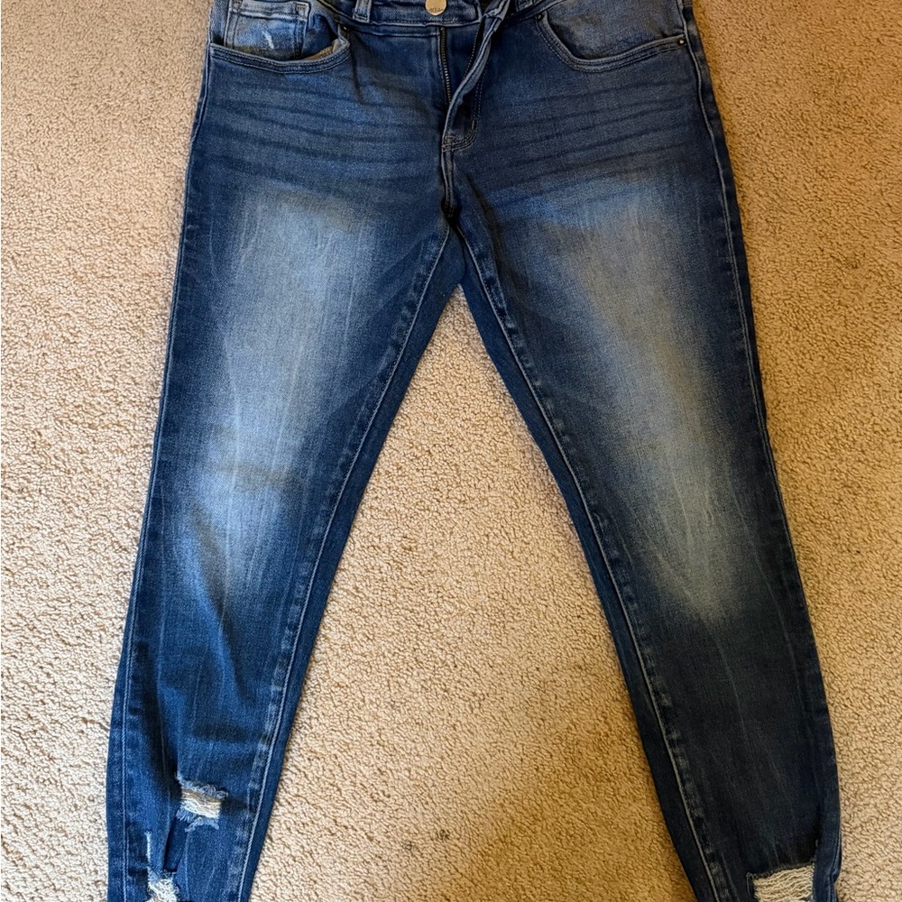 BKE Dark Blue Skinny Jeans for Women